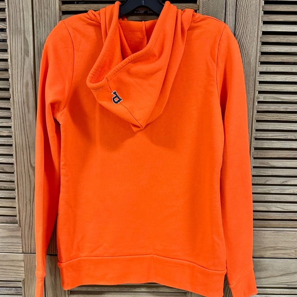Princeton University Sweatshirt with Hood with Tiger Size Small Orange New - Picture 2 of 5